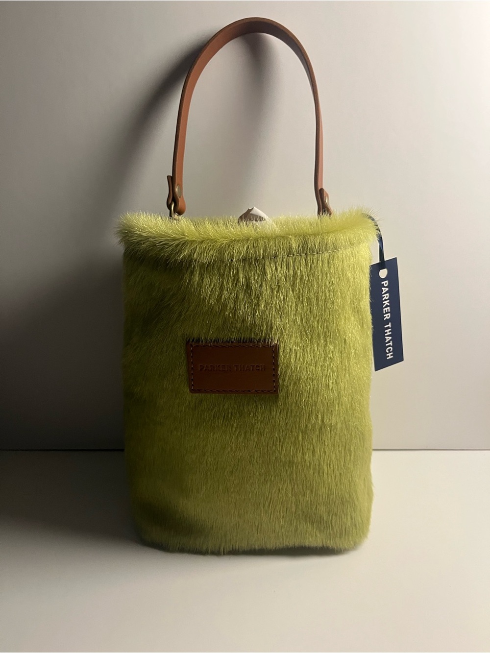PARKER THATCH ( Luxury Brand ) NWT micro Jane Celadon hair purse 🟩🟩🟩🟩🟩🟩🟩🟩🟩🟩🟩🟩🟩🟩🟩